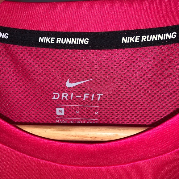 Nike Running Dri-Fit Razorback Tank Top in Pink - Picture 5 of 7